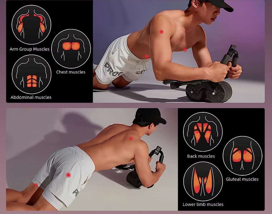Abdominal Machine with Elbow Support – Precise Sculpting, Total Comfort